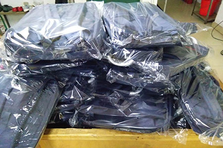 百度定制員工福利雙肩電腦背包 包裝