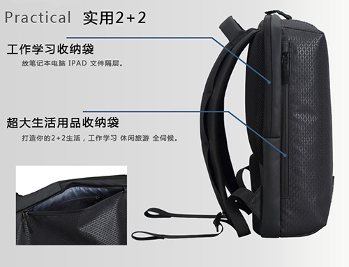 愛自由箱包為自然醒品牌生活館ODM定制多款時尚潮流背包