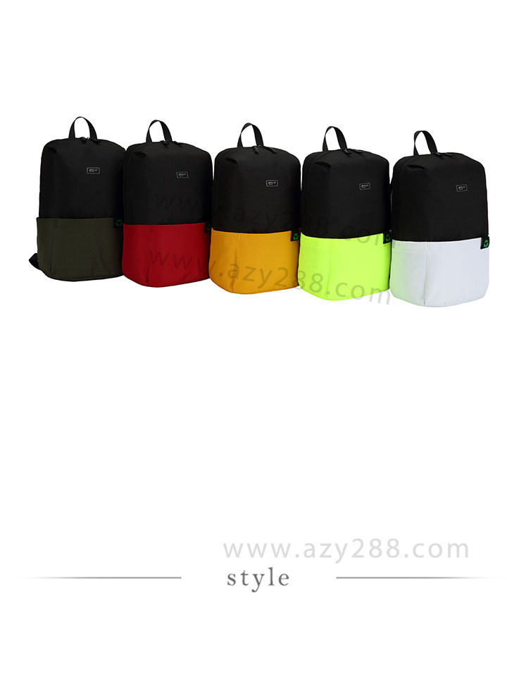 時(shí)尚炫彩環(huán)保RPET材質(zhì)休閑背包定制，環(huán)保背包定制