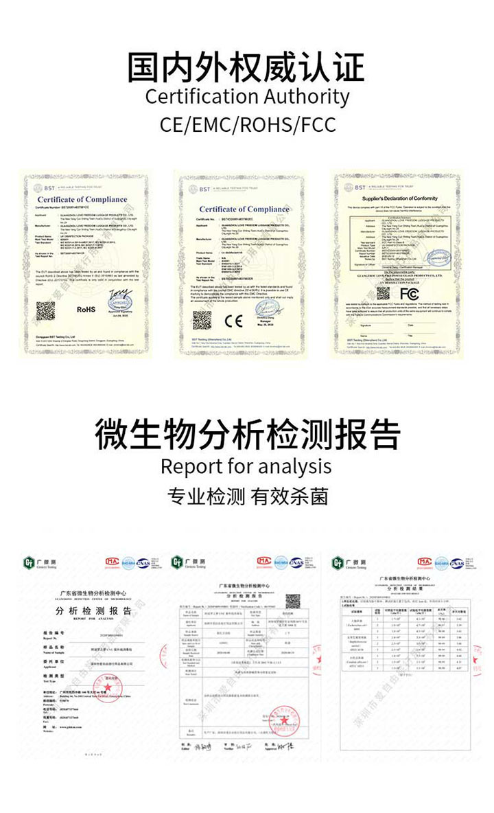 紫外線殺菌消毒五面折疊式便攜袋定制
