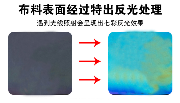 潮流炫彩全反光休閑背包定制